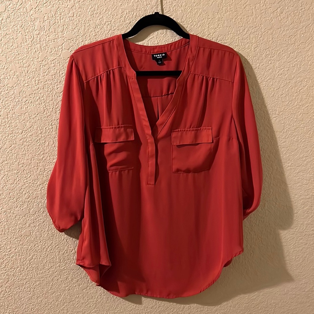 Torrid Harper blouse size 0